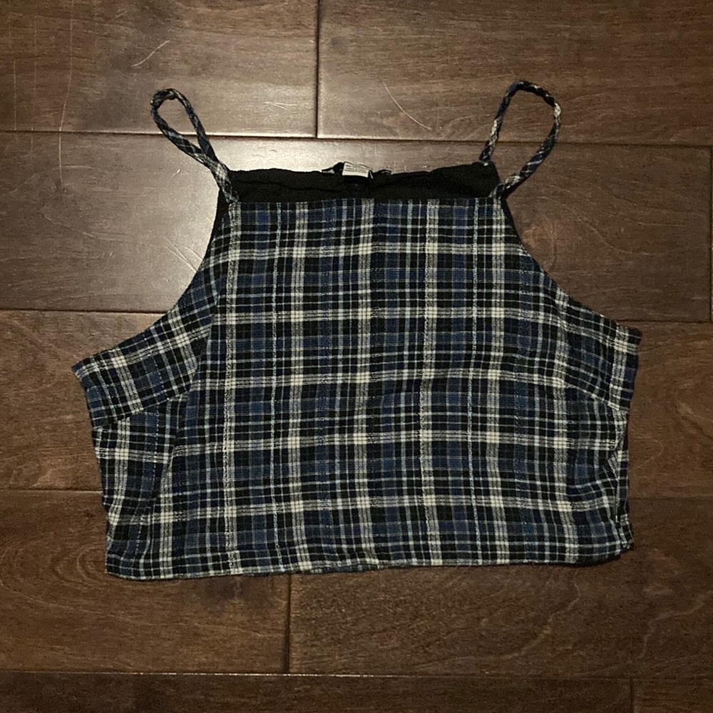 Women’s American Eagle Blue Cropped Tank Top, XS